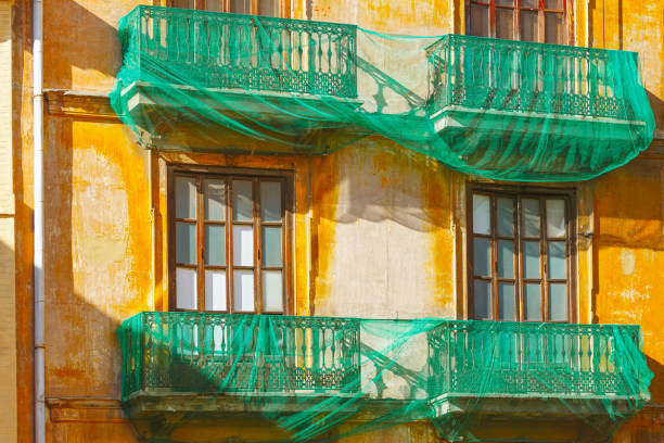 istock Building restoration exterior view 1456078258