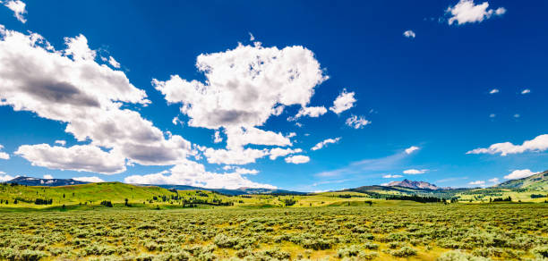 A beautiful valley surrounded by mountains and glaciers located in southern Wyoming just north of the Colorado border.