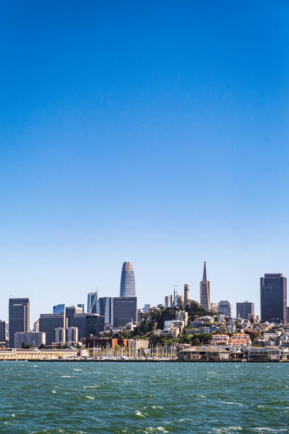 San Francisco Skyline Vertical stock photo