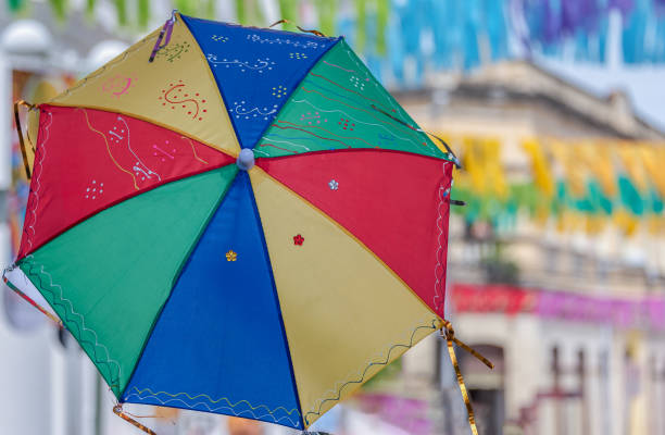 istock Carnival and Frevo umbrella in Recife downtown 1456082785