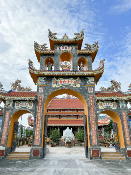 istock Temple with Buddha in Da Nang Vietnam 1456085728