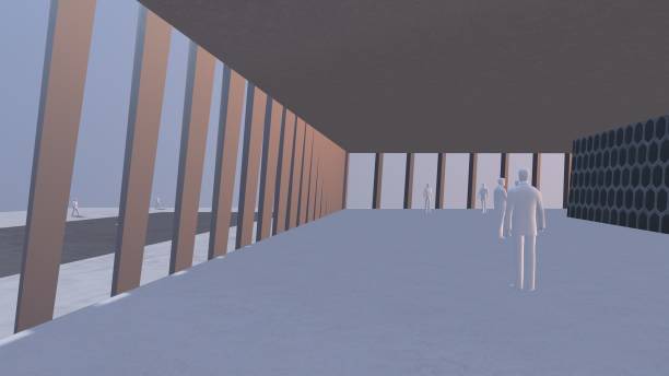 istock 3D illustration of building project 1456089891