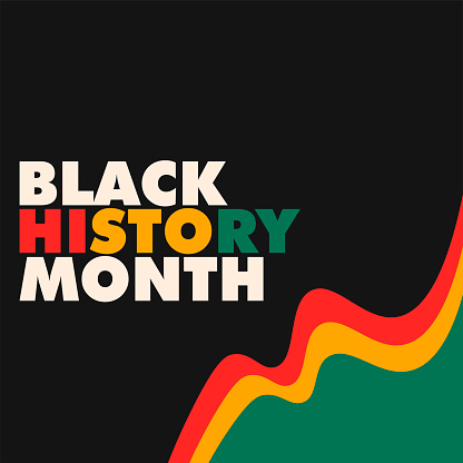 black history month design collection banner social media