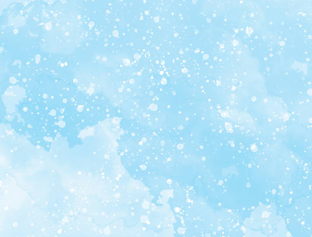 istock Abstract blue pastel paint color with white dot background 1456093577