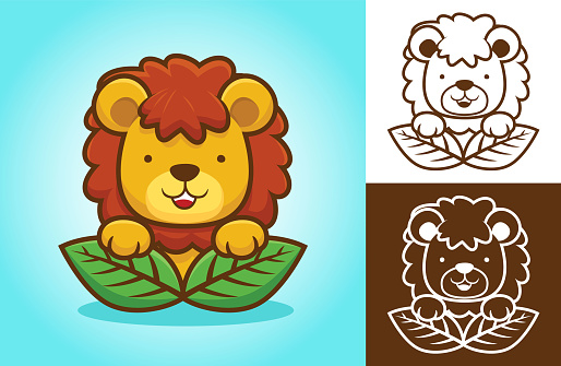 Free download of lion cub cartoon vector graphics and illustrations, page 32