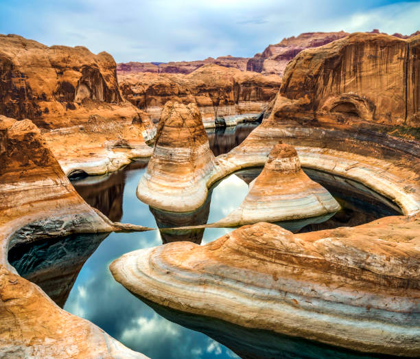 Reflection Canyon Reflection Canyon Utah 2021 escalante stock pictures, royalty-free photos & images