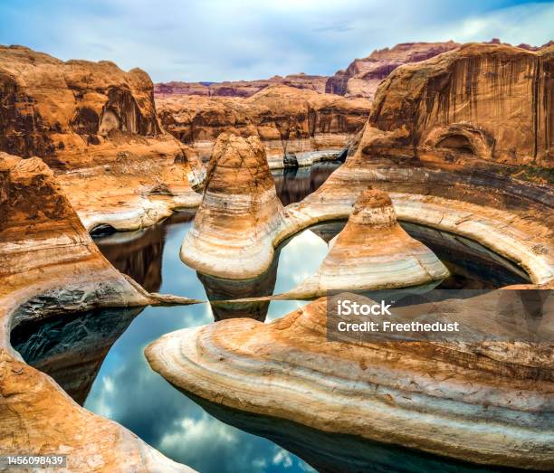 Reflection Canyon Stock Photo - Download Image Now - Utah, Nature, Mountain