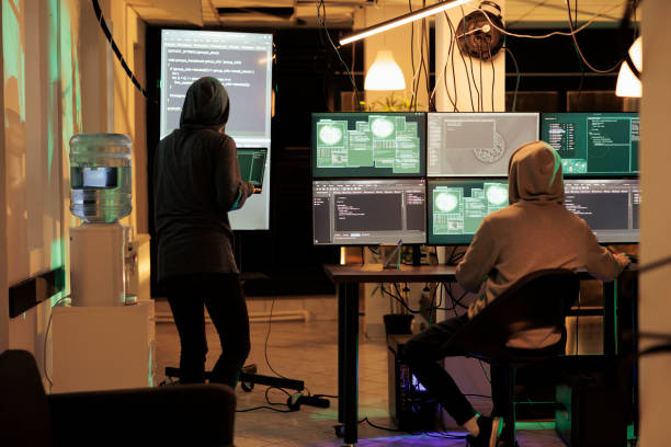 istock Spies working in team to break into government sensitive network 1456104168