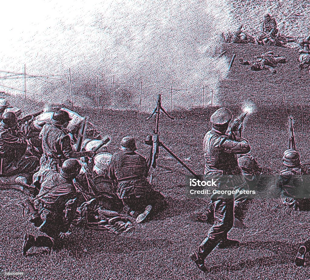 Ilustración de Batalla De La Segunda Guerra Mundial Con Soldados Alemanes  Con Técnica Glitch y más Vectores Libres de Derechos de Segunda Guerra  Mundial - iStock