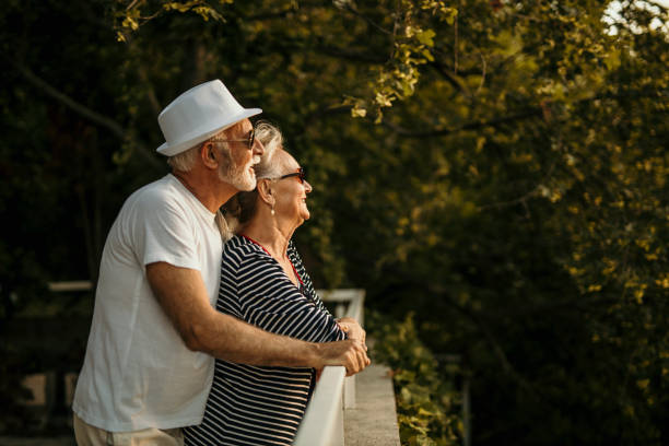 istock Enjoying sunset from the balcony 1456109460