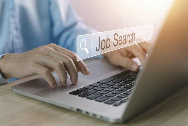 istock Opportunity to gather information for job search on internet technology. 1456115823