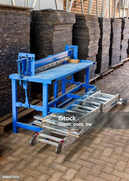 Bending Machine Stock Photo - Download Image Now - Aluminum, Angle, Bending