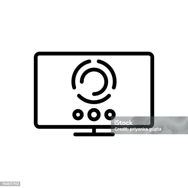 Computer Buffer Sign Buffer Load Stock Illustration - Download Image Now - Computer ...