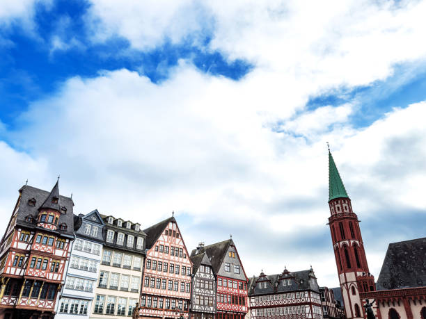 istock Antique building view in Frankfurt, Germany. 1456118330