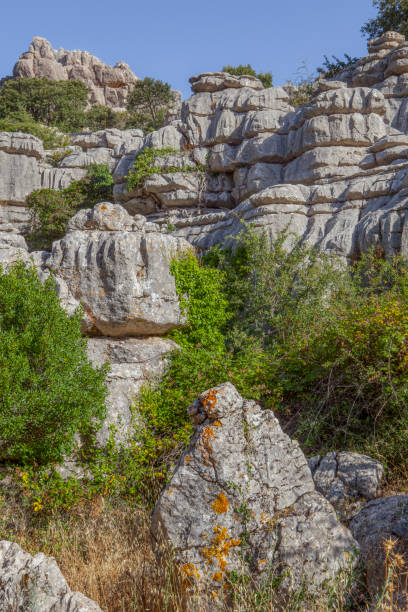 istock Karstic rock formations at Torcal de Antequera 1456118639