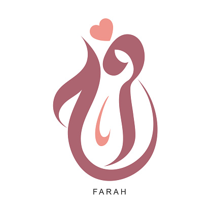 Arabic Calligraphy Farah Vector Name Stock Illustration - Download ...