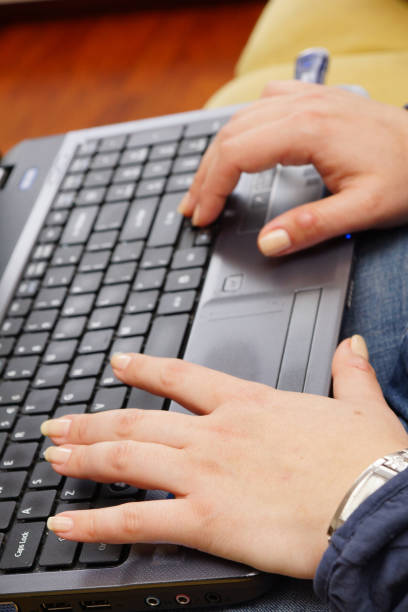 istock Typing person on laptop 1456125493