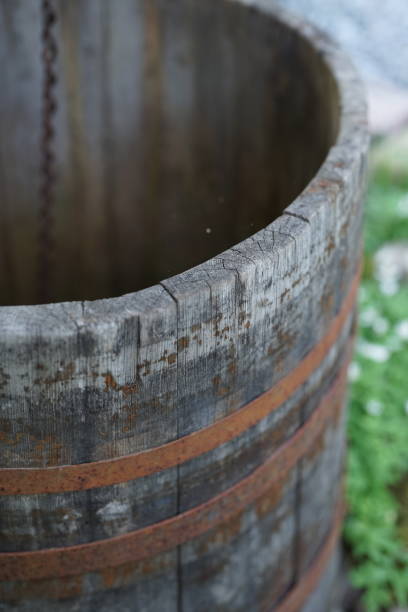 istock Old wooden container outdoors 1456125614