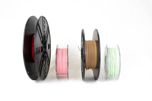 istock Spools of 3D Printing Filament 1456126324