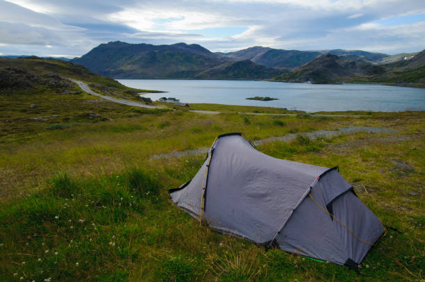 istock Closeup of a tent in a daylight 1456128555