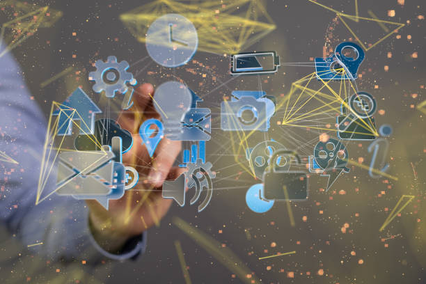 istock 3D illustration of Digital Network and data concept 1456131665