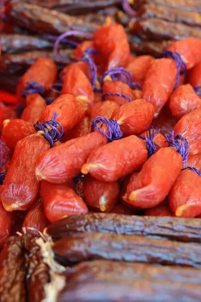 Photo of Lap cheong is a type of Chinese dried sausage, often eaten during the Lunar New Year festivities