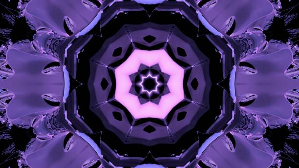 istock Kaleidoscopic abstract purple background for wallpapers 1456140551