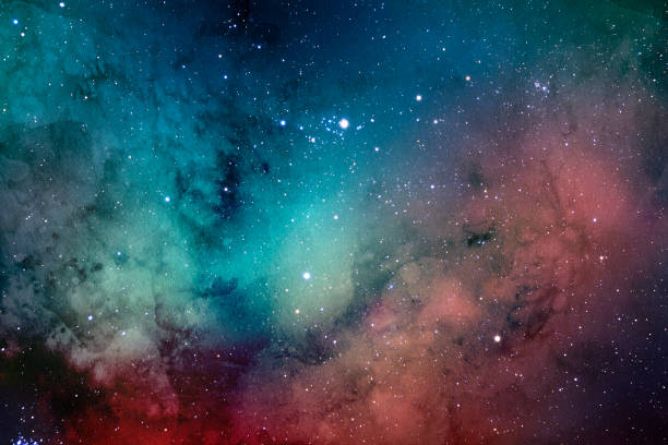 istock Vibrant space watercolor background - great for wallpaper 1456141291