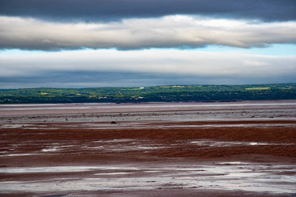 istock Beautiful empty rocky seashore on a gloomy day 1456142848