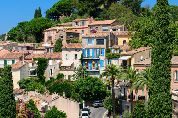 istock view on Bormes-les-Mimosas 1456146956