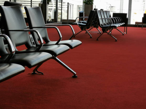 istock Leather seats at the airport 1456163364