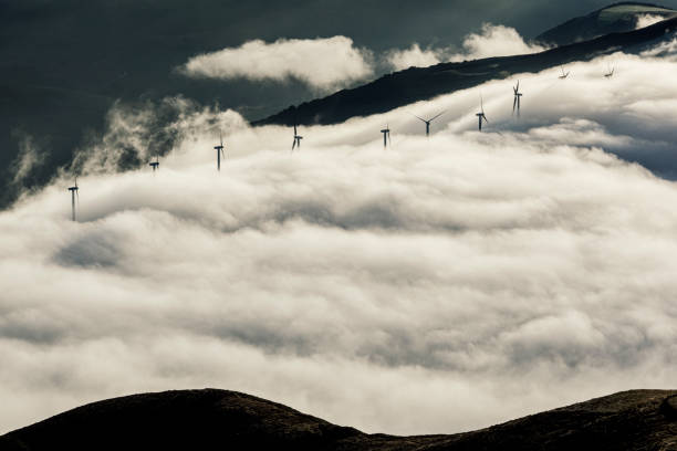 istock Wind Turbines above the clouds 1456167108
