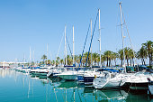 Puerto Marina in Benalmadena town. Costa del Sol, Malaga Province, Andalusia, Spain