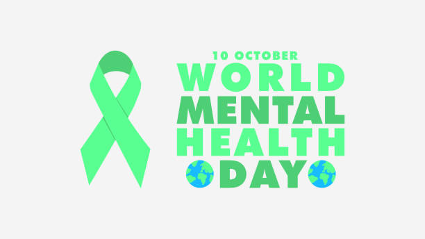 istock Vector illustration for World Mental Health Day Background with flat design 1456170865