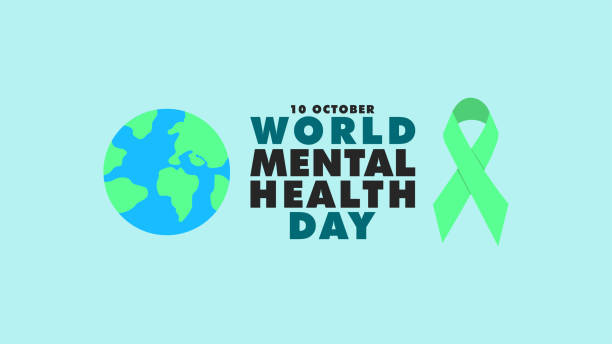 istock Vector illustration for World Mental Health Day Background with flat design 1456170906