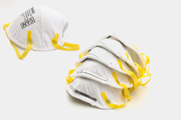istock Protection respirator  for N95 Filter face mask. 1456174251