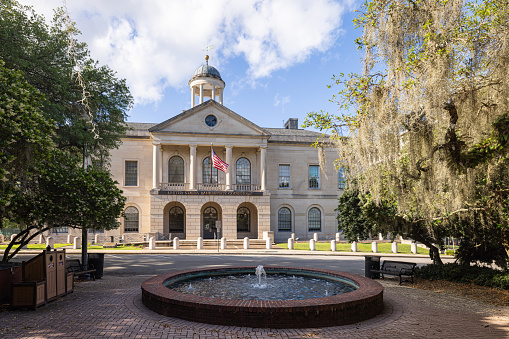 Tallahassee, Florida, USA - April 18, 2022: The United States Bankruptcy Courthouse