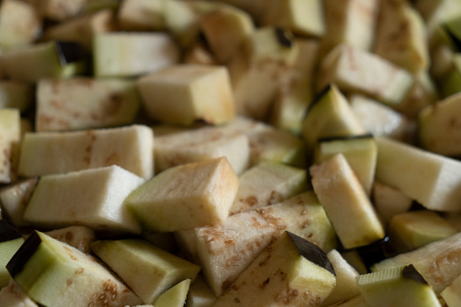 Chopped eggplant