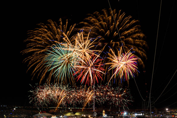 istock Fireworks at the end of the Day 1456200095