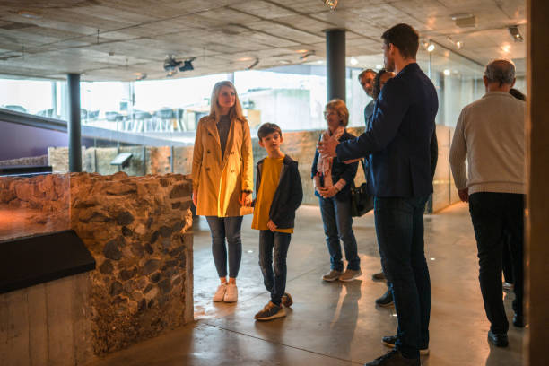 istock Young and Old Museum Guests 1456200792