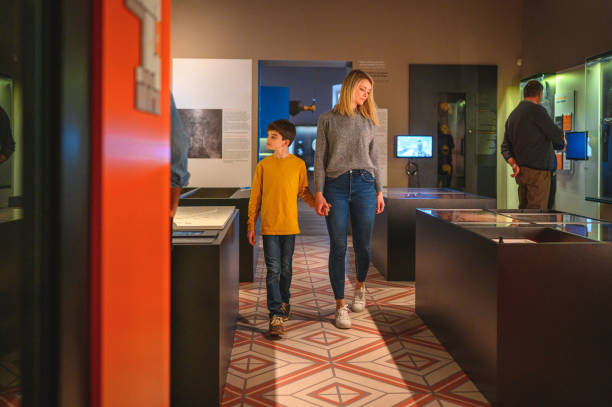 istock Strolling Through an Exhibition Hand in Hand 1456201494