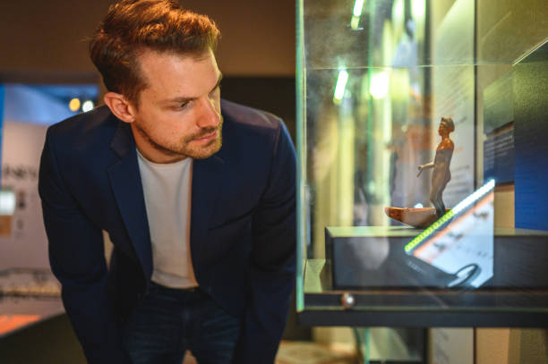 istock Male History Buff in a Museum 1456201562