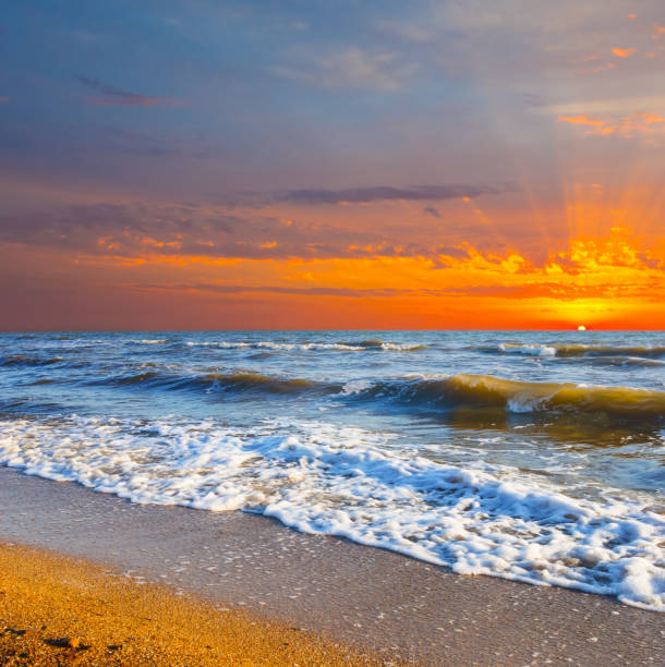 istock summer sandy sea beach at the sunset 1456204228