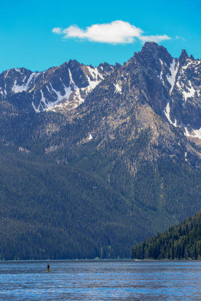 istock Paddle boarding on Redfish Lake, Idaho 1456206968