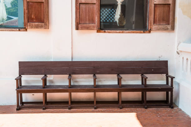 Thai style waiting chair at waiting area, Thailand.