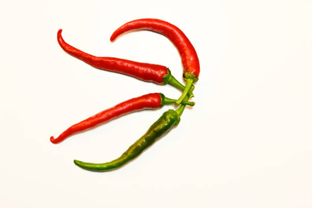 istock Natural hot red pepper. White background 1456216655