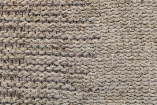 istock Cozy Comfort: Close-up of a Textured Woolen Coat Fabric 1456217300