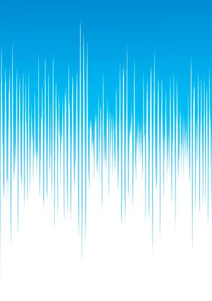 Vector illustration of Blue Vertical Speed Lines Background