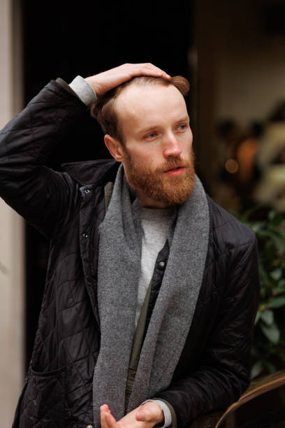 istock Handsome man outdoors portrait. 1456231038