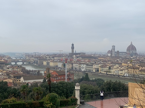 Vicenza seen from above, Italy